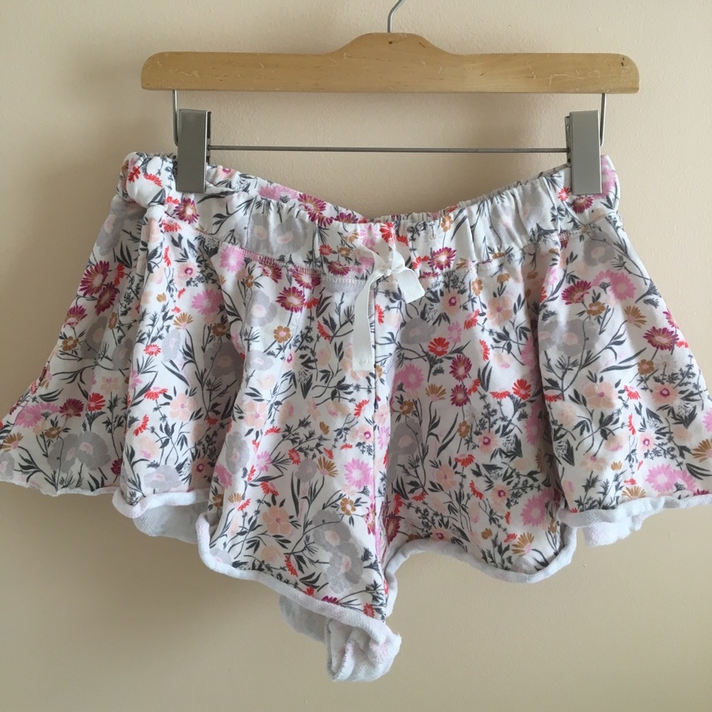 Free People floral lounge shorts